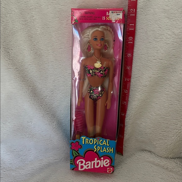 NIB 1994 Scented Tropical Splash Barbie - Picture 7 of 9